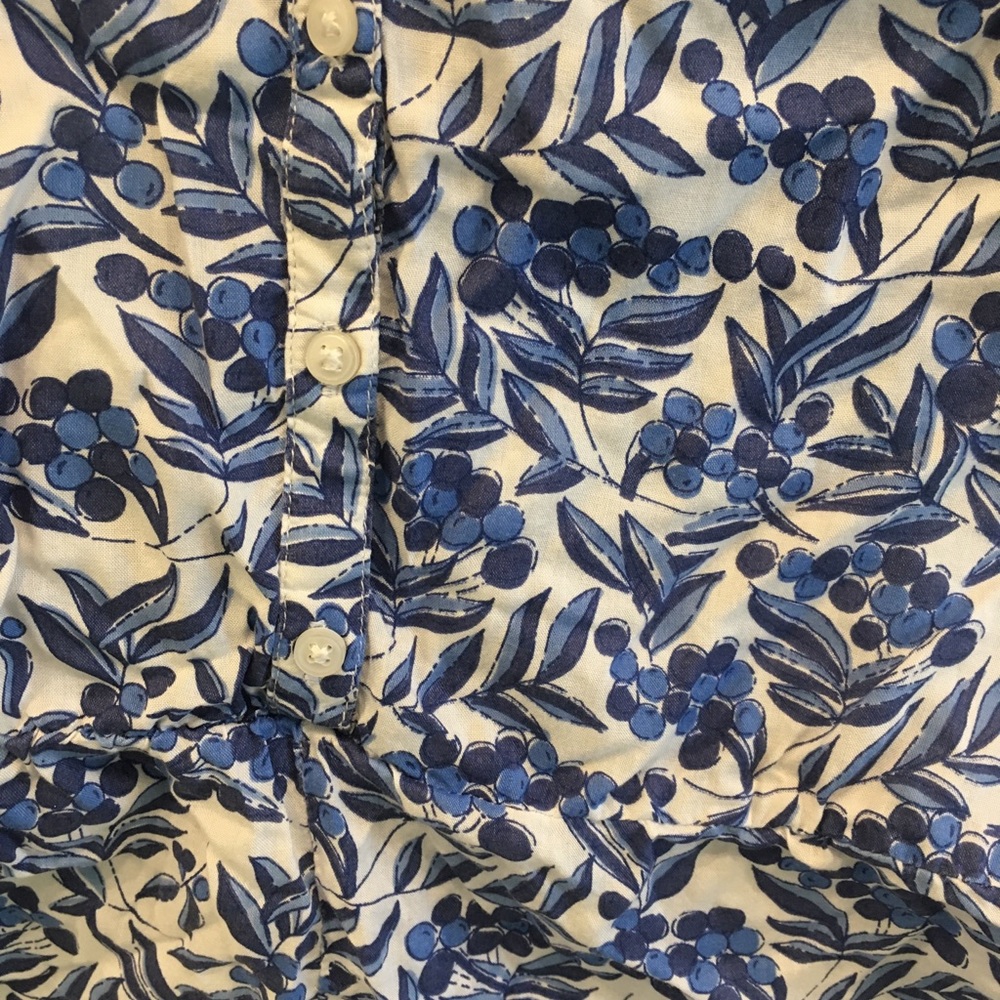 Jack Wills Blueberry Print Romper, Size 2 - Picture 5 of 8